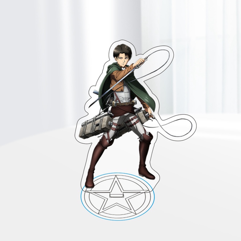 Mô Hình Nhân Vật Shingeki No Kyojin Anime Attack On Titan Đứng Được Để Bàn Trang Trí