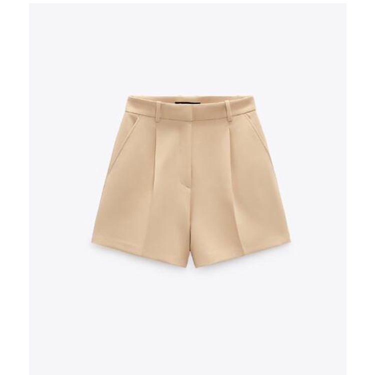 Quần Short Xếp Ly Hai Màu Phong Cách Zara 2023 Dễ Phối Đồ1478030