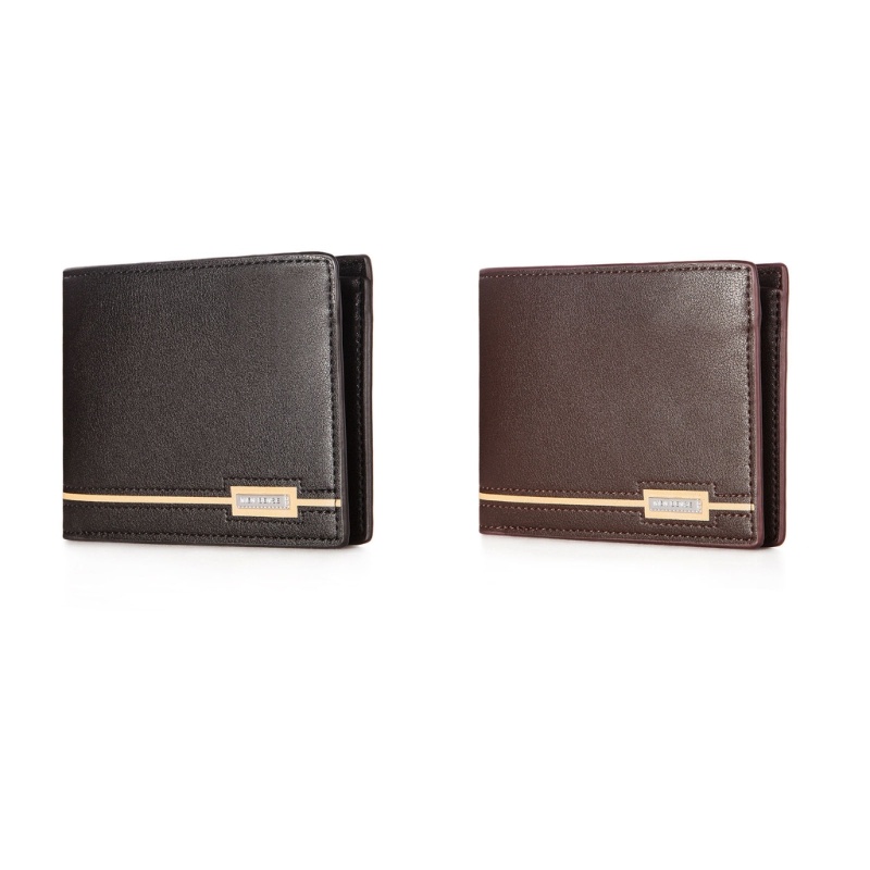 Ví Da PU Gập Đôi Thời Trang Nam Tính