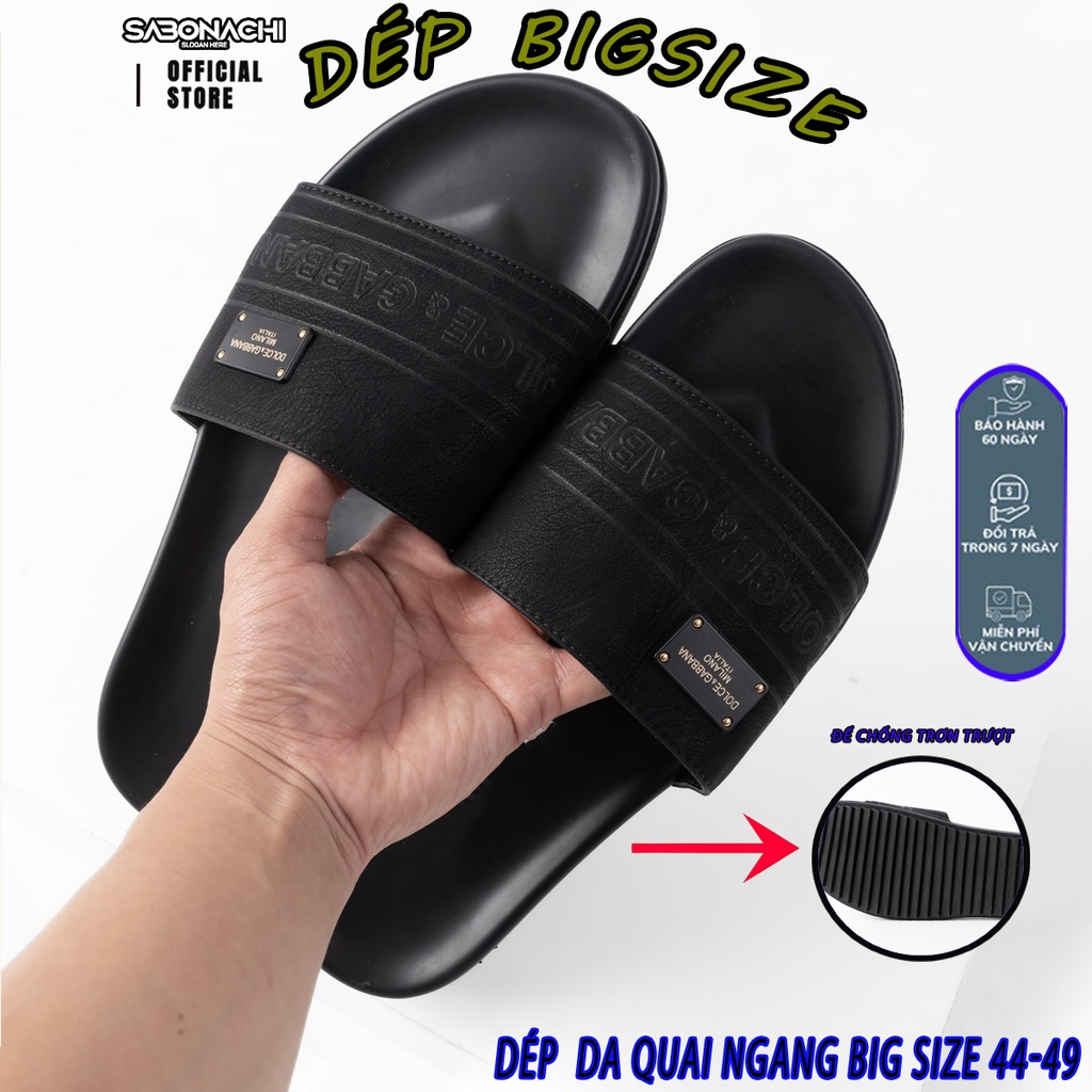 Dép Quai Ngang Big Size 44-49,Dép Xăng Đan Big Size,Dép Cho Bàn Chân Bự , Đế Cao Su Bền Bỉ,Chống Trơn Trượt