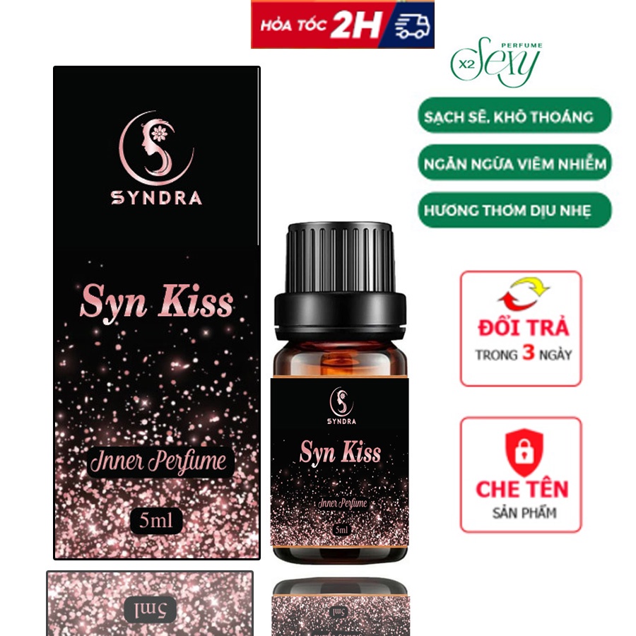Nước hoa vùng kín Synkiss cho nữ làm sạch vùng kín, hương thơm dịu nhẹ