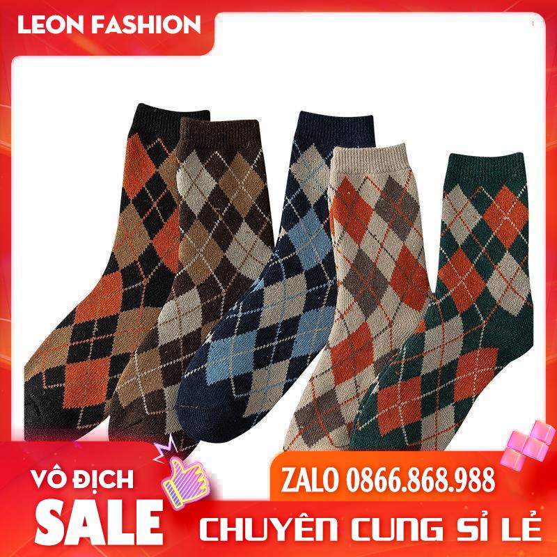 Tất Quả Trám Vớ Cao Cổ Nam Nữ Hàng Đẹp Co giãn dày dặn mềm và êm chân