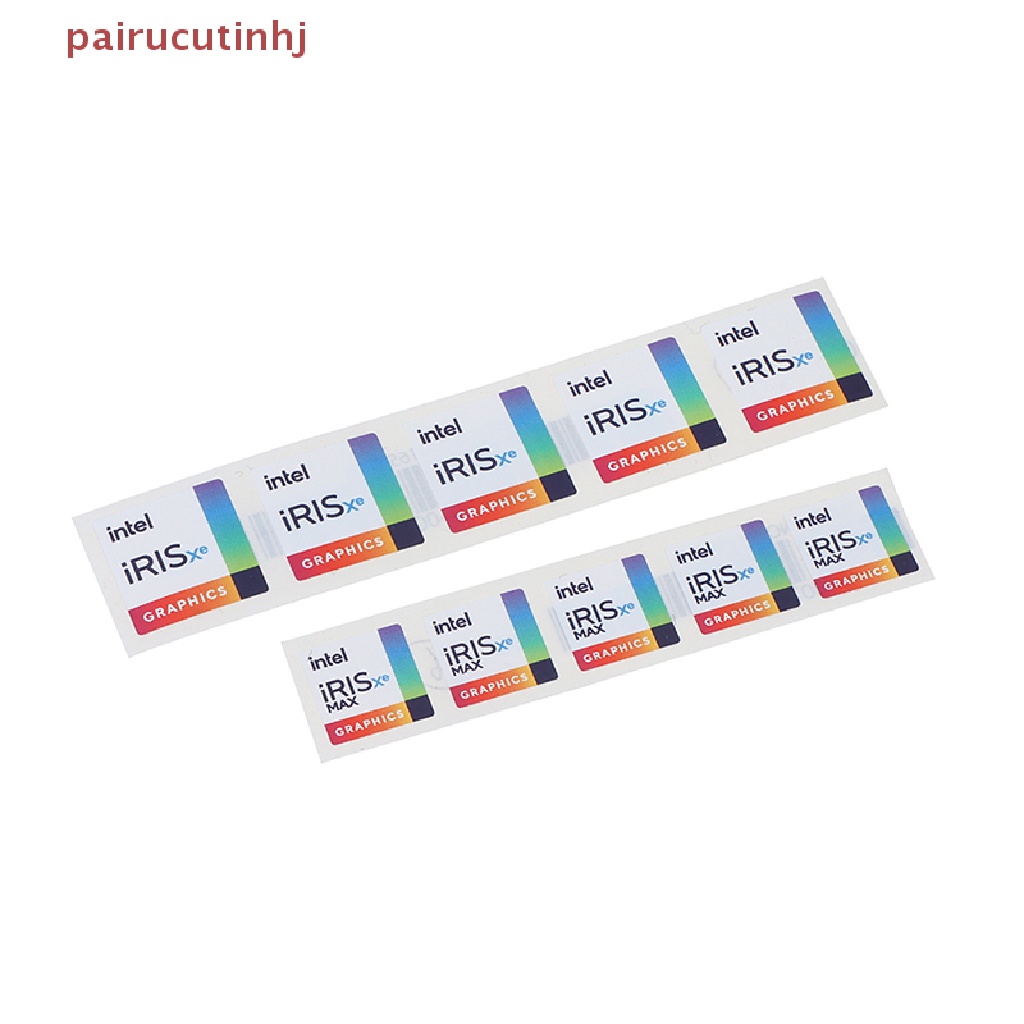 Set 5 Cặp Nhãn Dán Trang Trí Cpu Thế Hệ Chính Hãng DIY 10 i3 i5 i7 i9 Hires