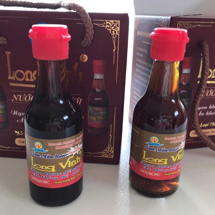 NƯỚC MẮM RƯƠI THƯỢNG HẠNG (HỘP 6 CHAI x 60mk)