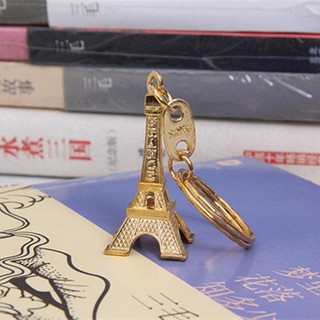 Móc Khóa Tháp Eiffel Kiểu Pháp Lãng Mạng ( Hợp Kim Kẽm Mạ Điện)