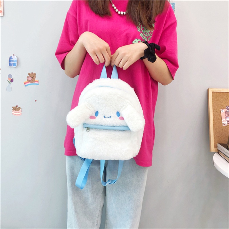 Ba Lô Lông Nhung Sanrio? Ba Lô Hoạt Hình Thỏ Dễ Thương Cho Bé