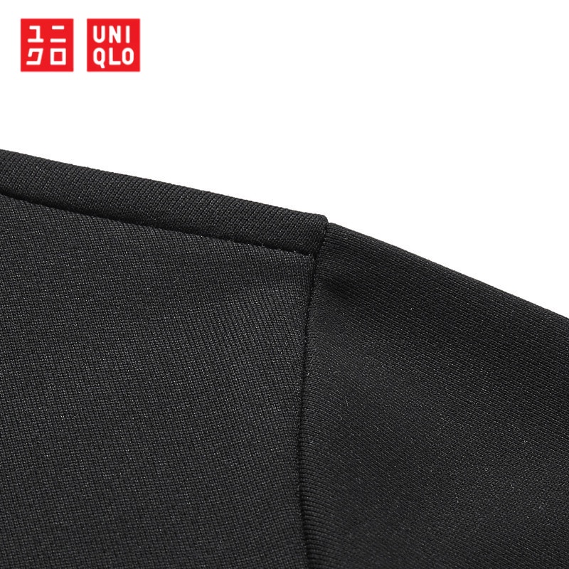 Uniqlo Áo sweater Thể Thao Dài Tay Cổ Tròn Thời Trang Mùa Thu Cho Nam Nữ