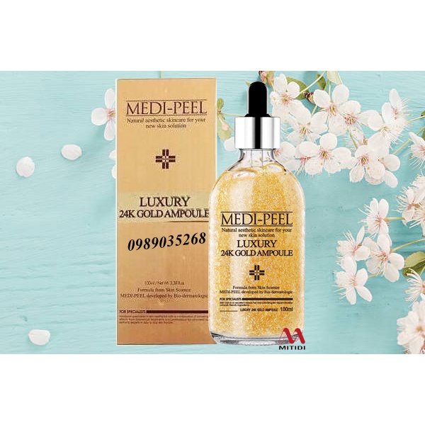 Serum Vàng 24k Dưỡng Trắng Da Gold Medipeel Làm Trắng Da Chống Lão Hóa Tái Tạo Và Săn Chắc Da Hàn Quốc 100ml