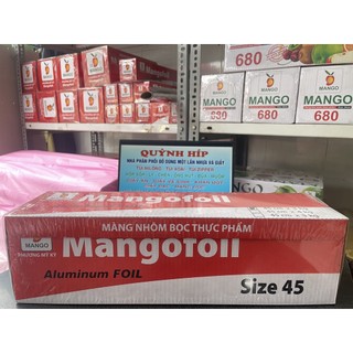 Giấy bạc nướng thực phẩm MANGO 45cm x 3kg cuộn lớn