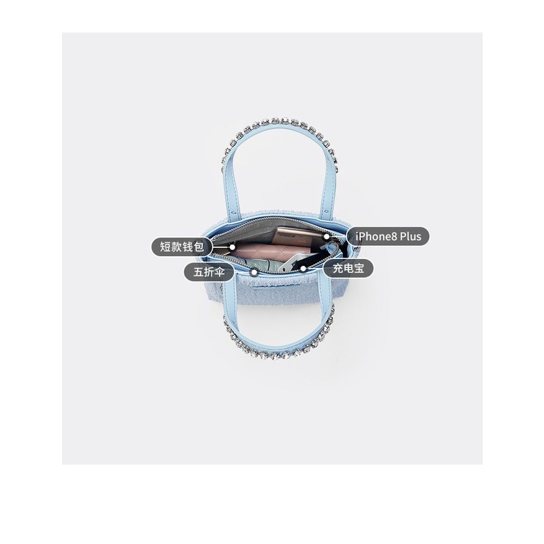 Túi Đeo Chéo Nhỏ Nhắn Đính Đá Thời Trang 2023 Dành Cho Nữ