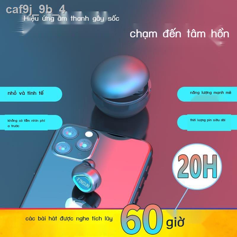 ✧ ○Tai nghe Bluetooth không dây 1 bên tai 5.0 mini nhét tai thể thao đeo đầu thích hợp cho vivo Huawei OPPO Apple