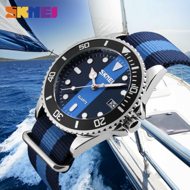 Đồng Hồ Đeo Tay SKMEI 9133 Dây Nylon Chống Thấm Nước 30M Thời Trang Cho Nam Và Nữ