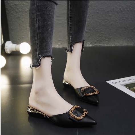 Sục da mềm 3cm khoá vuông Big size 35-43 - Ảnh thật