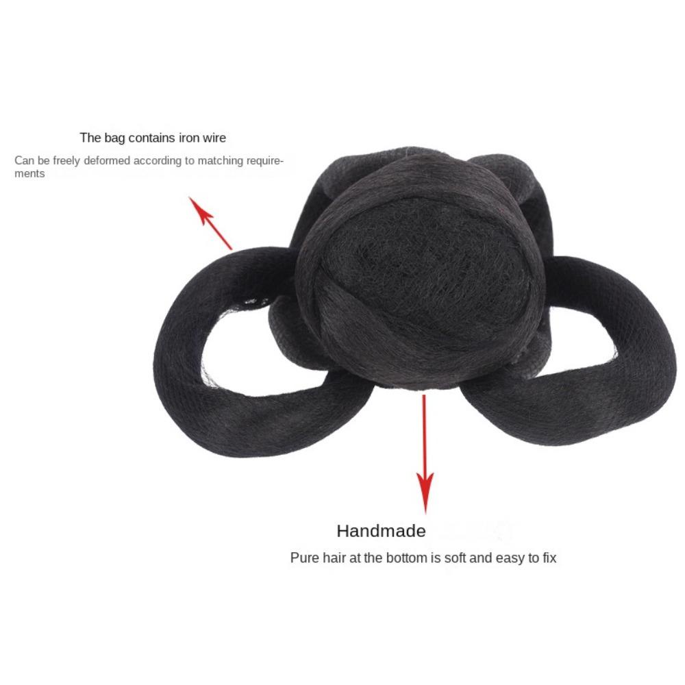 ANEMONE Bộ Tóc Giả Kiểu Hán Phục Truyền Thống Tự Nhiên Bằng Sợi Tổng Hợp Cổ Điển Dùng Làm Đạo Cụ Chụp Ảnh