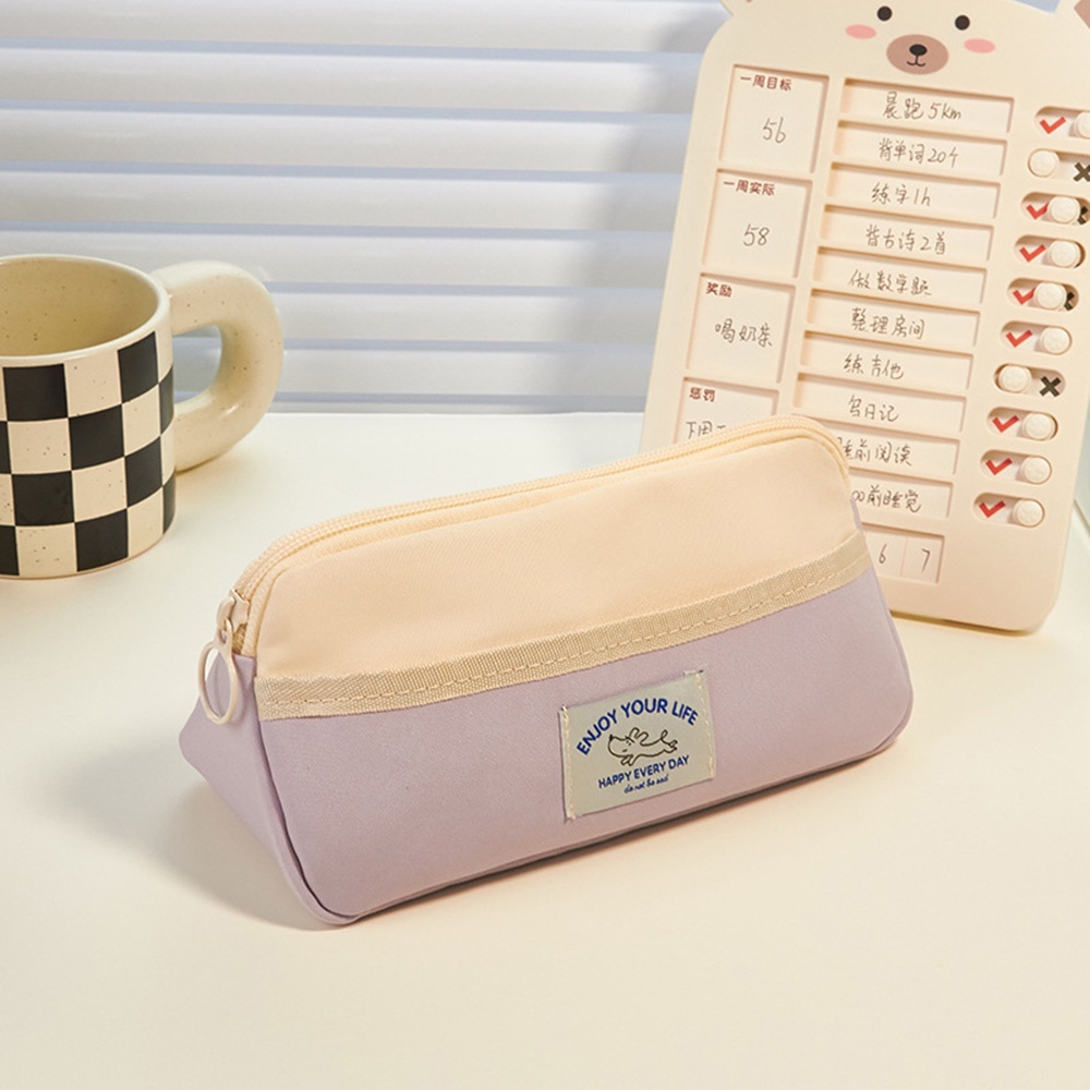 Túi Đựng Bút Bằng Vải Oxford Kích Thước Lớn Dễ Thương Xinh Xắn