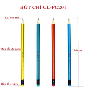 Bút chì gỗ có tẩy HB Class Mate CL-PC201