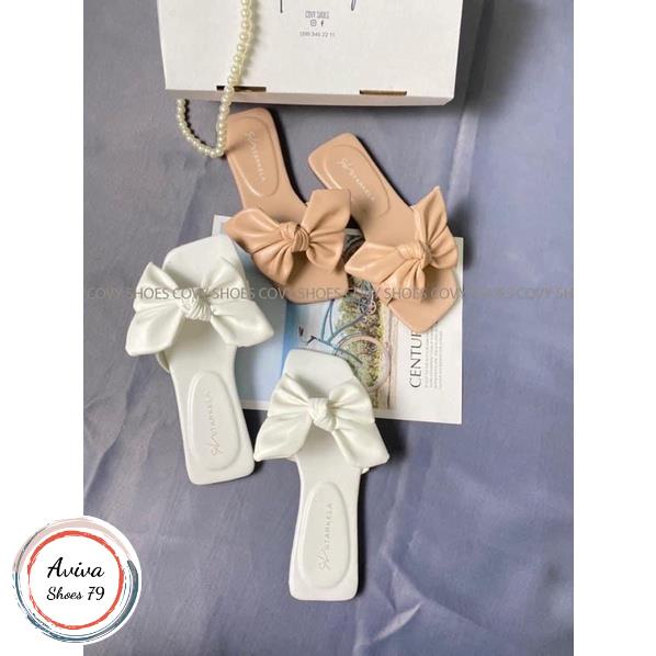 Dép Nơ thời Trang hót quanh năm cho phái nữ.