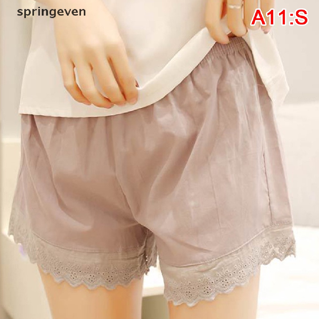 Quần Lót Boxer Cotton Ngắn Mặc Ngoài Trời An Toàn Màu Đen Cho Nữ