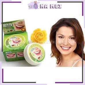 Bột Tẩy Trắng Răng Green Herb Herbal Clove Toothpaste Thái lan