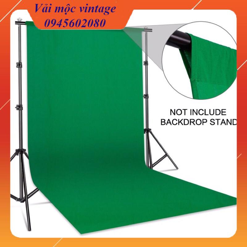 Phông key xanh lá và đen đã may ghép (kt: c 4,5m x 3,2m và cao 5m x 3,2m)