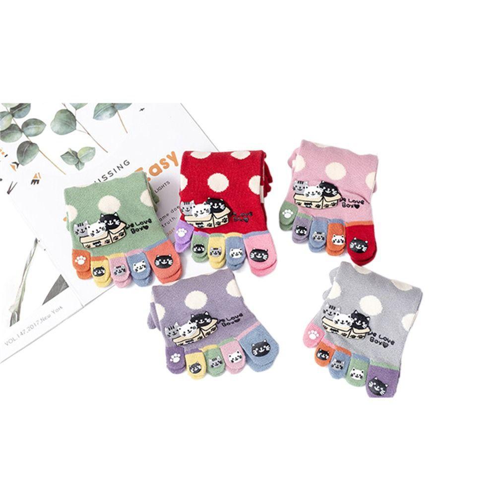 Vớ Cotton Dày Dặn Thoáng Khí Họa Tiết Mèo Hoạt Hình Nhật Bản Dễ Thương 15H