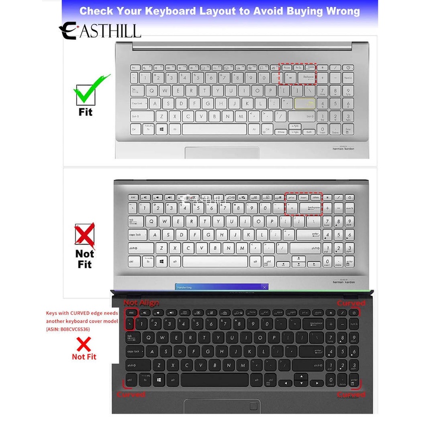 SANRIO Miếng Dán Bảo Vệ Bàn Phím Laptop 15.6 "ASUS VivoBook S15 S533 S533FA VivoBook 15 S513 F513 K513 X513 M513 M513 M513ua L510