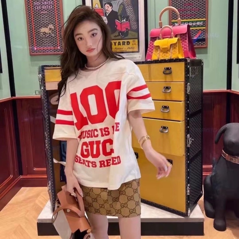 Áo Thun Cotton GUCI Nam Nữ Hàng Cao Cấp