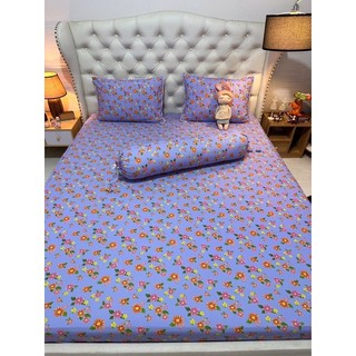 Bộ 4 ga/dra trải giường áo gối thun siêu lạnh thái latico