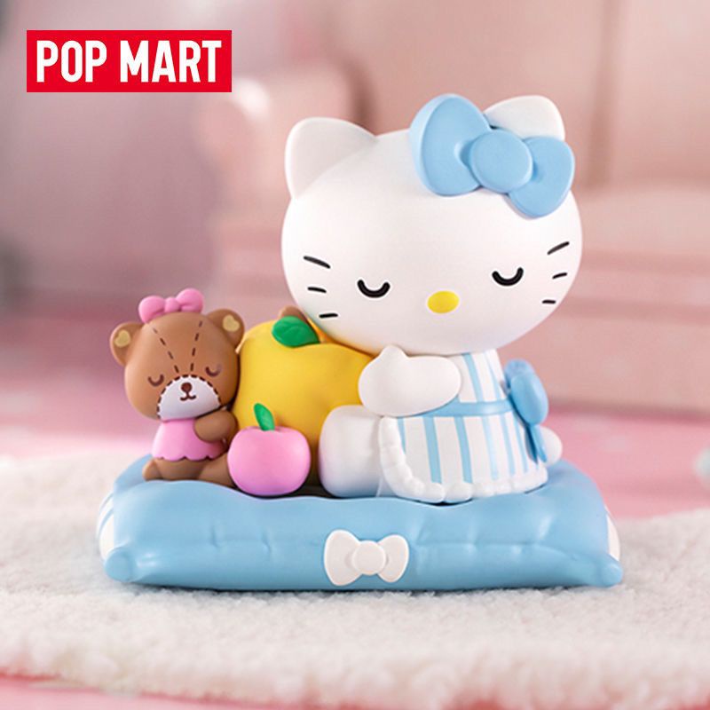 SANRIO Đồ trang trí Búp Bê Nhân Vật Kuromi Fall Asleep Series Sinh Động
