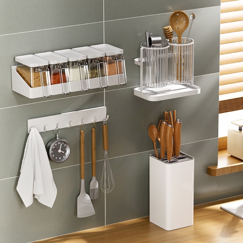 Giá Đỡ Dao Kéo Đế Rỗng Tiện Dụng Cho Nhà Bếp