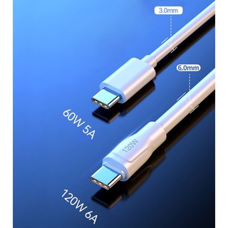 Cáp SạC Nhanh 120W 6A Type C Cho Android iPhone