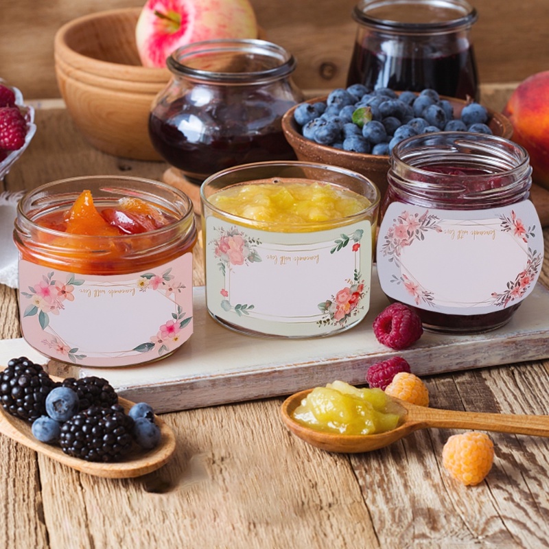 Cuộn 250 Nhãn Dán Ghi Tên Chai Lọ Thức Ăn Có Thể Xóa Được DIY Dành Cho Trường Học / Văn Phòng / Tiệc Sinh Nhật