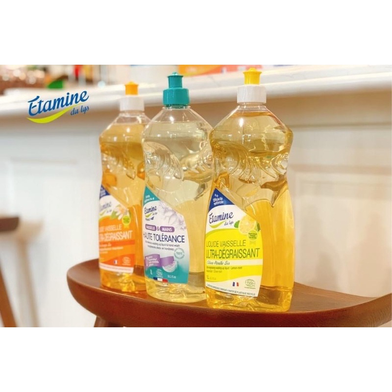 Nước rửa chén bát Etamine du lys  chứng nhận bởi ECOCERT Greenlife