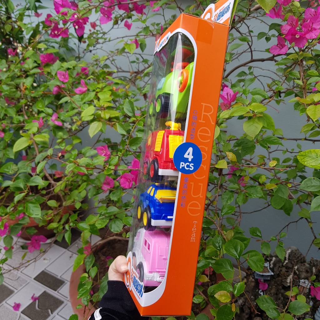 BỘ 4 XE BIỆT ĐỘI POLI BIẾN HÌNH