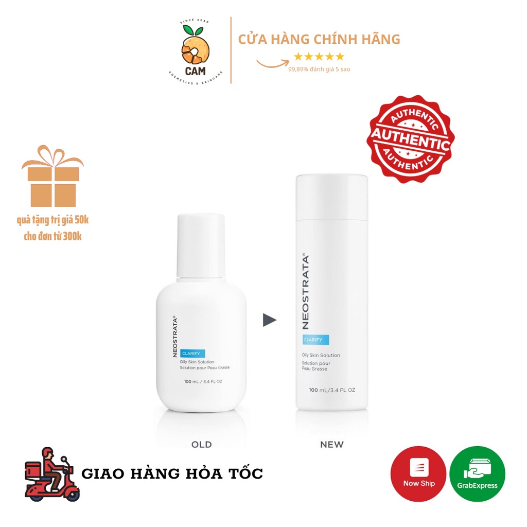 Toner Tẩy da chết hoá học Neostrata AHA 8 Oily Skin Solution 100ml