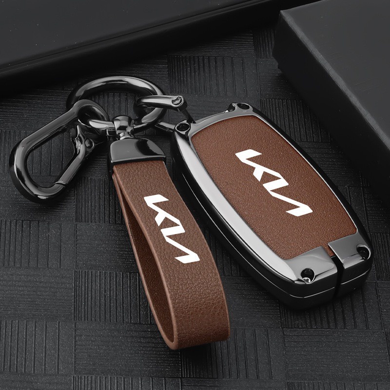 Vỏ Ốp Bảo Vệ Chìa Khóa Xe KIA Soluto, Seltos, Cerato, Sorento, Rondo, SoNet Bằng Hợp Kim và DaCao Cấp