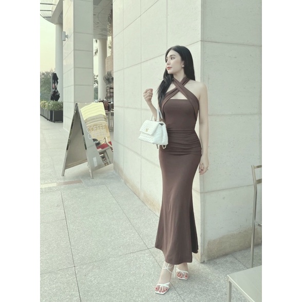 Đầm body mẶC 2 kiểu   nữ, váy không mút dự tiệc hàn quốc VD866 | BigBuy360 - bigbuy360.vn