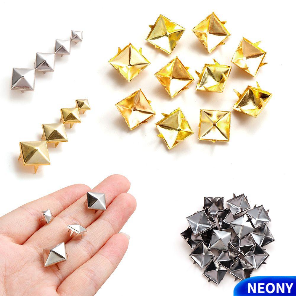 Set 100 Đinh Tán Bằng Đồng Thau 6 / 8 / 10 / 12mm Chuyên Dụng May Quần Áo / Túi Xách / Giày Da
