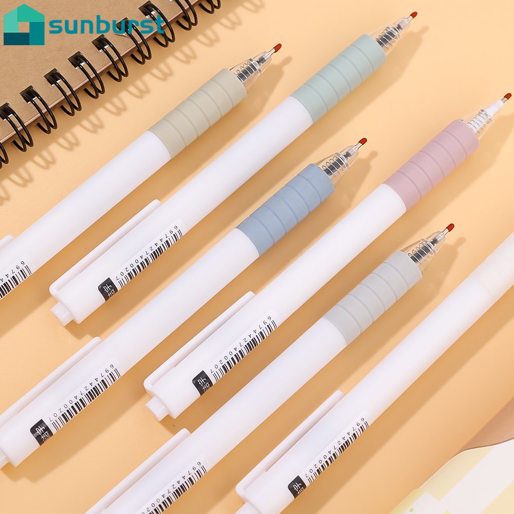 Bút Bi Mực Đen Ngòi 0.5mm Thay Thế 6 Màu Tùy Chọn