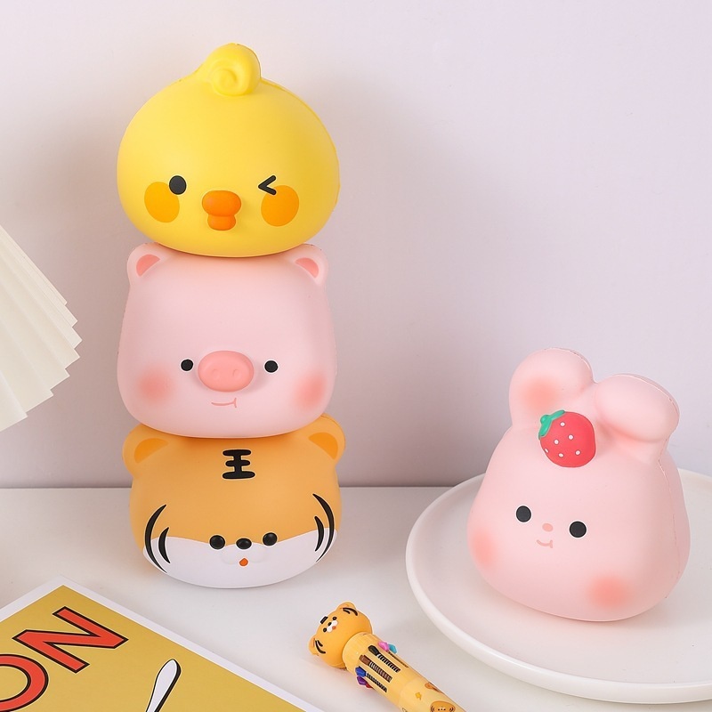 Đồ Chơi BóP Tay HìNh BúP Bê HoạT HìNh GiúP GiảM Stress