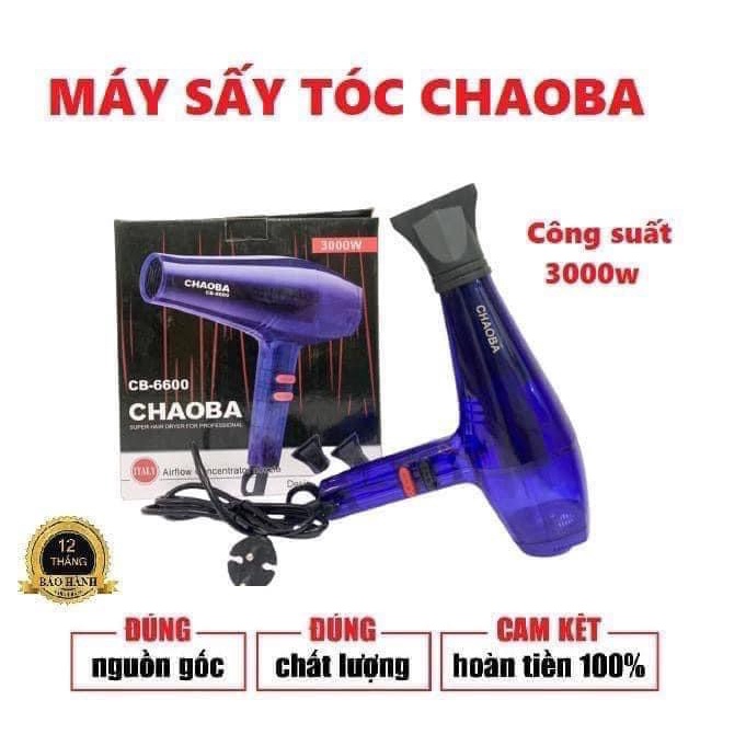 HÀNG CHUẨN,Máy sấy tóc CHAOBA 3000W , MÁY sấy tóc công suất lớn 2 chiều nóng lạnh tạo kiểu tóc cho salon