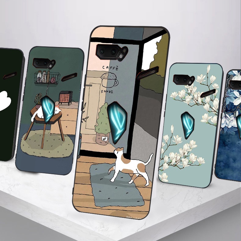 Ôp Điện Thoại asus rog phone 2 zs660kl phone 2 Ốp Lưng tpu silicone In Hình Sáng Tạo