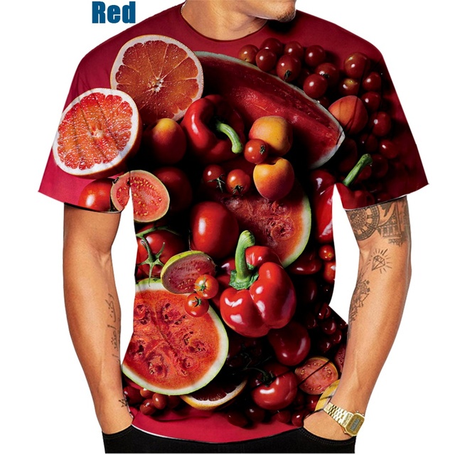 Áo Thun Ngắn Tay In Họa Tiết 3D Thời Trang Mùa Hè 2022 Dành Cho Nam