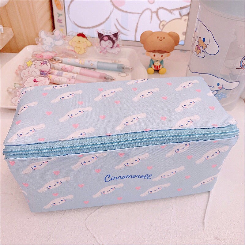 Hộp Bút Cỡ Lớn In Hoạt Hình Cinnamoroll My Melody Dễ Thương