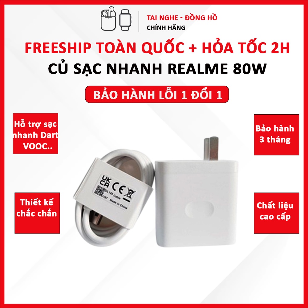 Củ sạc nhanh Oppo 80W (OPPO Find X5 Pro, Realme Q5 Pro, Realme GT Neo 3) - MobileCity