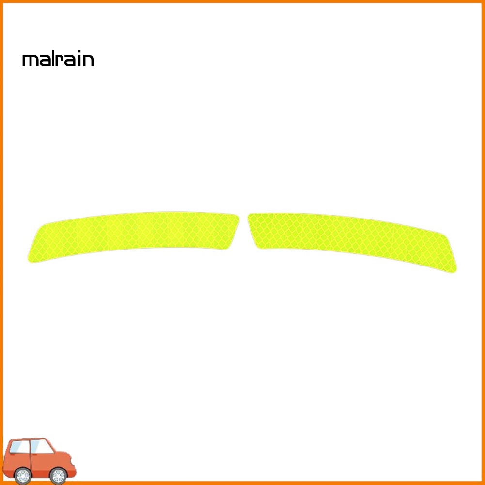 1 Cặp Miếng Dán Phản Quang Cảnh Báo Chống Va Chạm Cho Cửa Xe Hơi