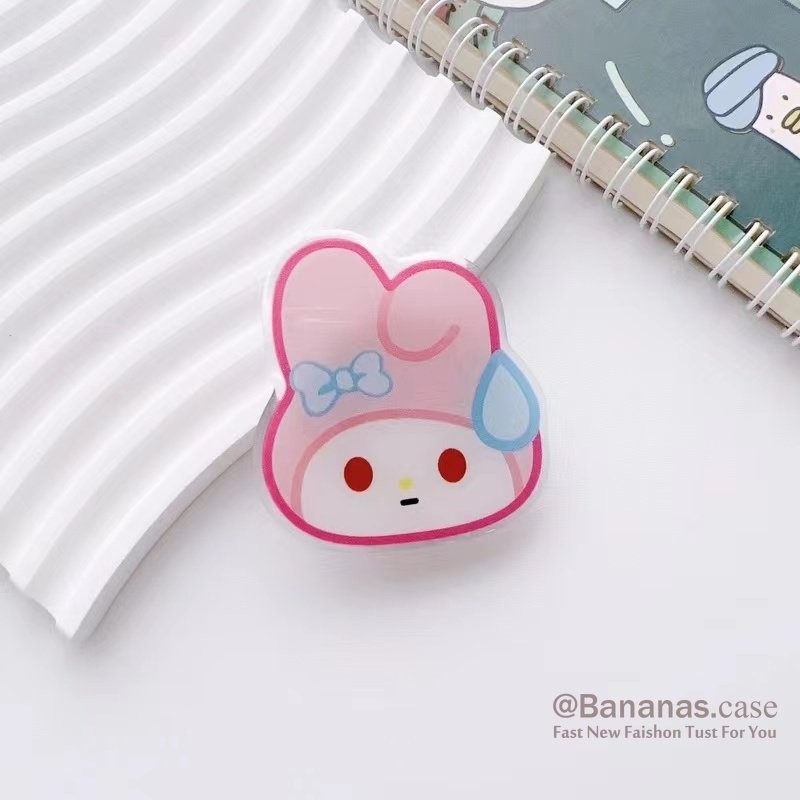 Giá Đỡ Điện Thoại Dạng Túi Khí Bóng Hình Melody Kuromi Hoạt Hình Mở Rộng Có Thể Gập Lại