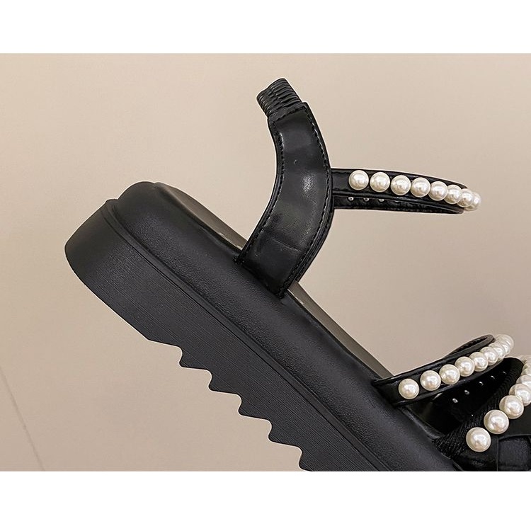 Sandal Đế Dày 4.5Cm Phong Cách Roman Thời Trang Mùa Hè Hàng Mới 2023 Dành Cho Bạn Nữ