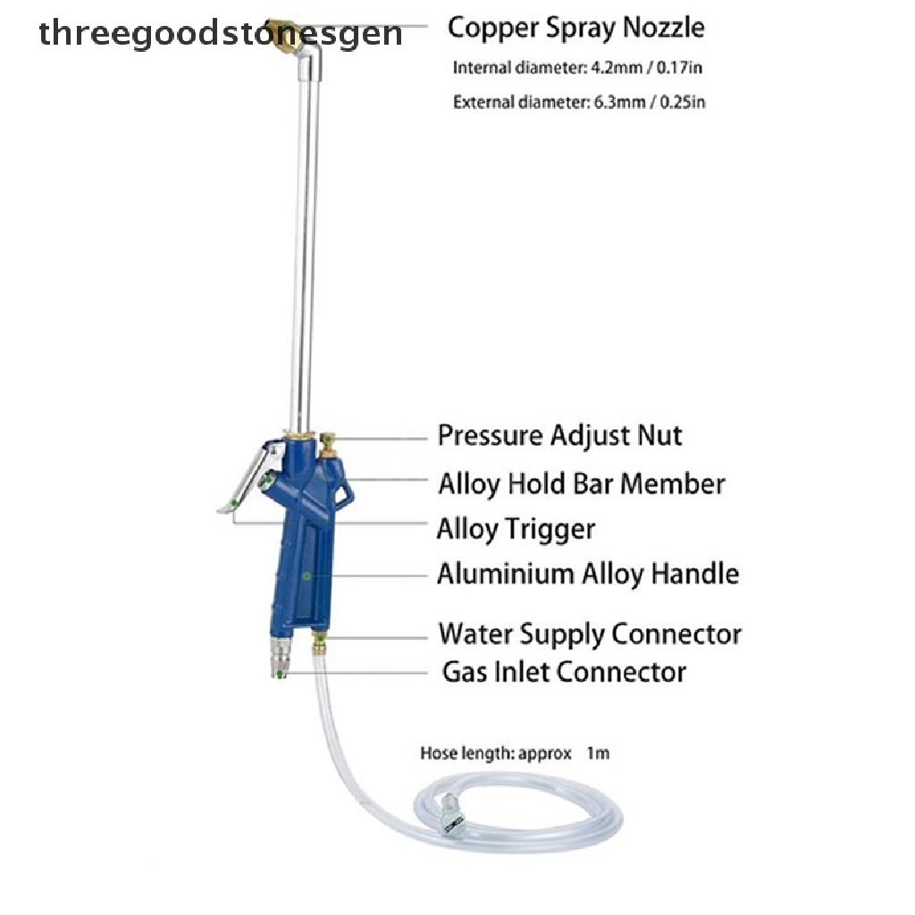 Súng Phun Nước Làm Sạch Dầu Động Cơ Bằng Khí Nén Tss