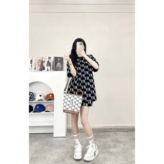Túi Xách MLB NY Monogram Bucket Bag B4892 | Full Tag Code